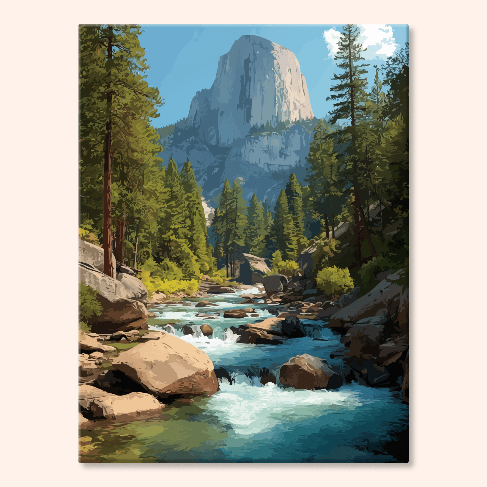 Paint by numbers - Aurora Stream - MyArt