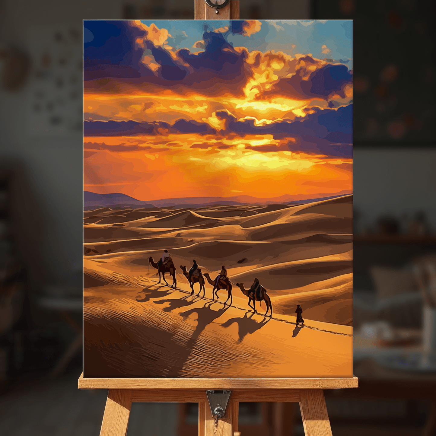 Paint by numbers - Aurora Valley - MyArt