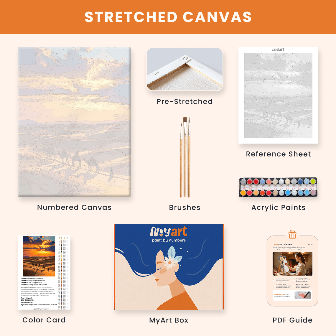 Paint by numbers - Aurora Valley - MyArt