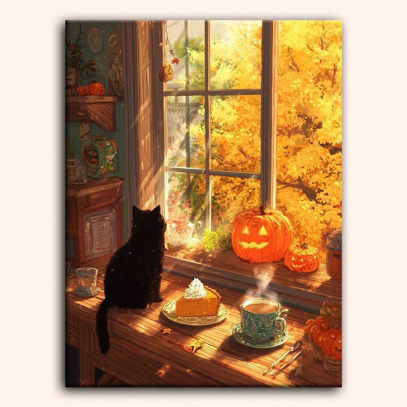 Paint by numbers - Autumn Cafe - MyArt