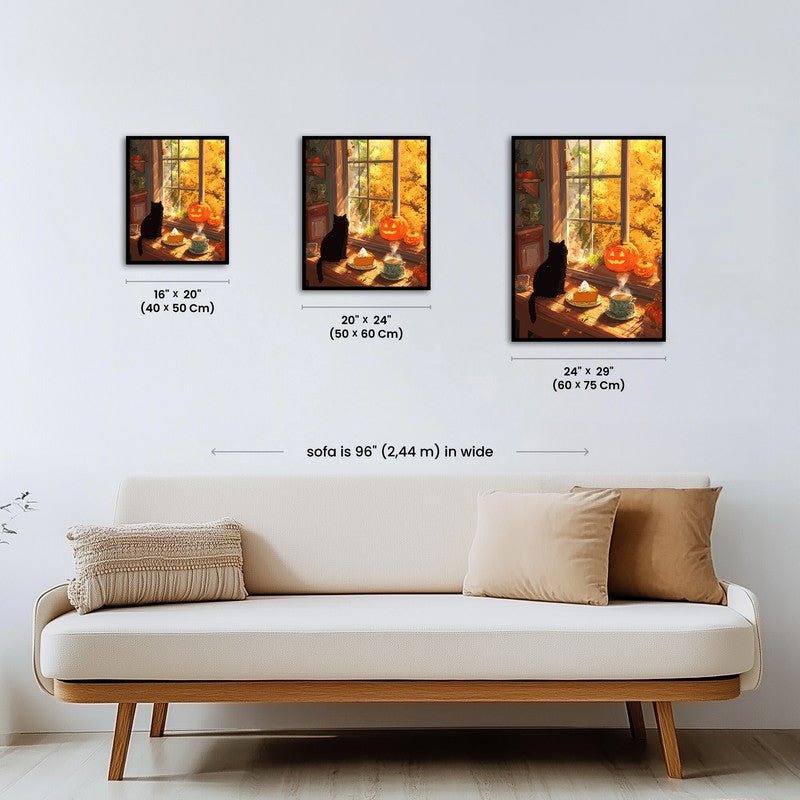 Paint by numbers - Autumn Cafe - MyArt