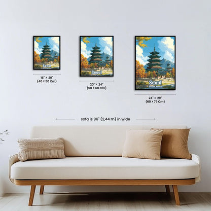 Paint by numbers - Autumn Pagoda - MyArt