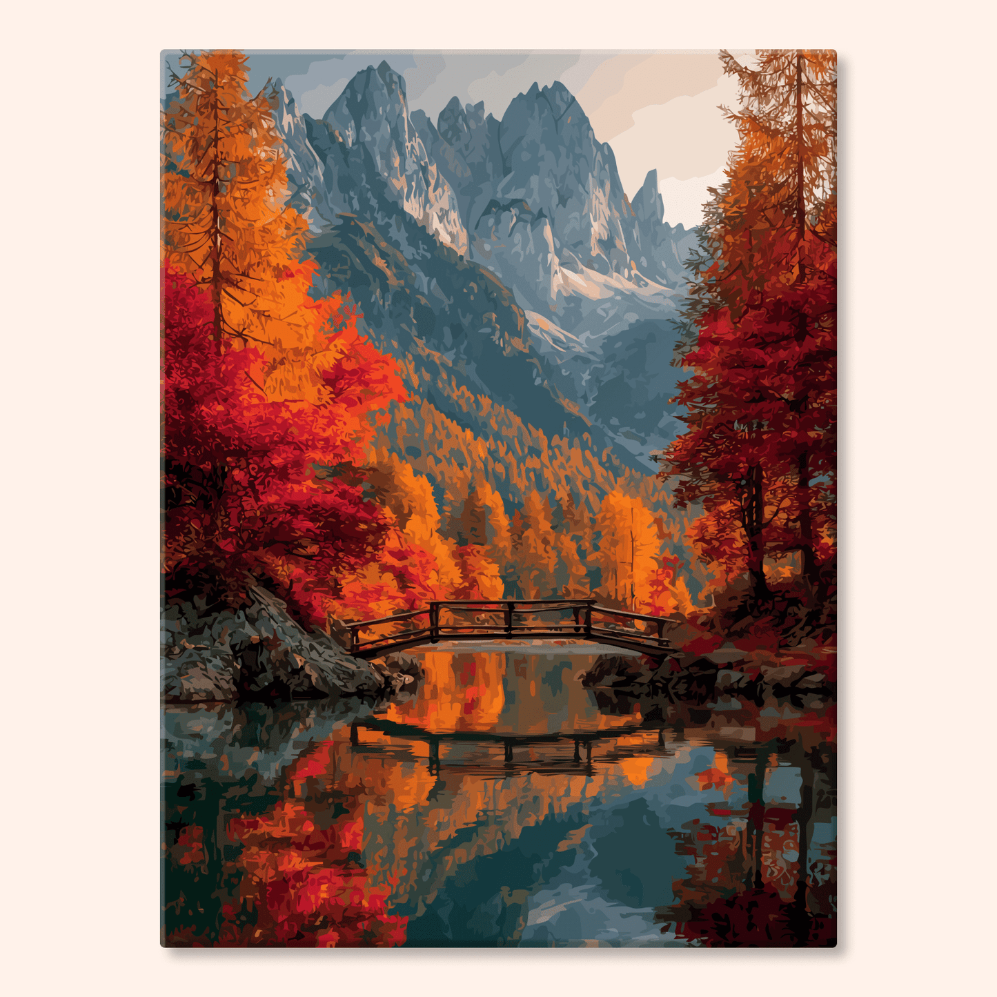 Paint by numbers - Autumn Crossing - MyArt