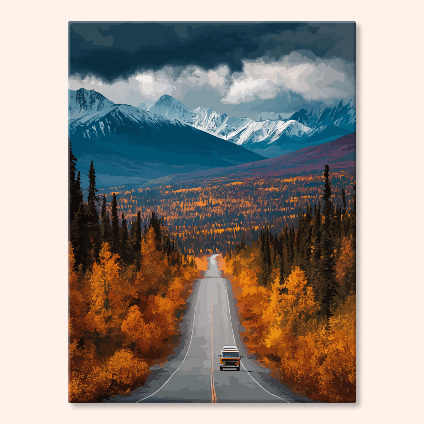 Paint by numbers - Autumn Drive - MyArt