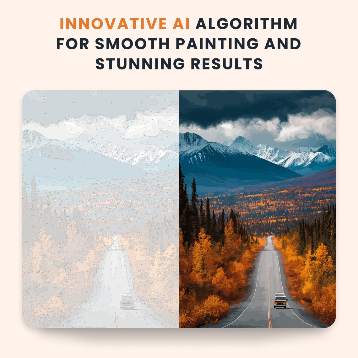 Paint by numbers - Autumn Drive - MyArt