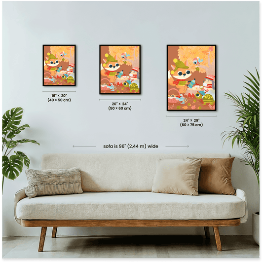 Paint by numbers - Autumn Teaparty - MyArt