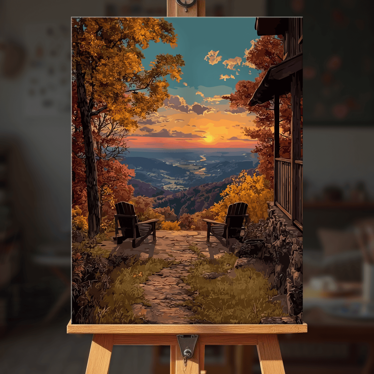 Paint by numbers - Autumn Vista - MyArt