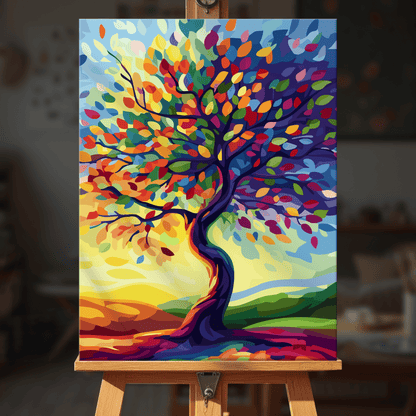 Paint by numbers - Autumn s Embrace - MyArt