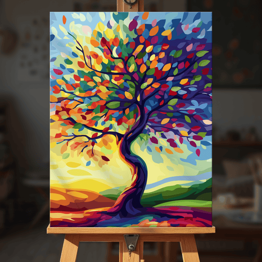 Paint by numbers - Autumn s Embrace - MyArt