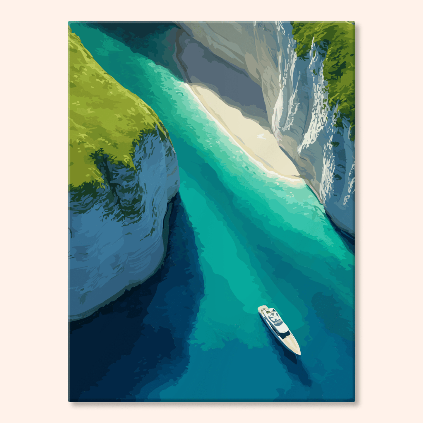 Paint by numbers - Azure Passage - MyArt