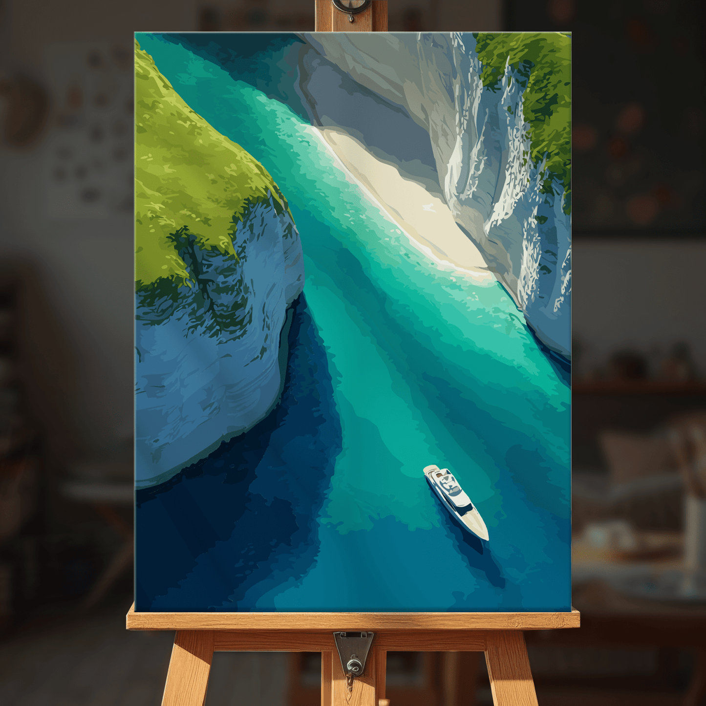 Paint by numbers - Azure Passage - MyArt