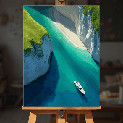 Paint by numbers - Azure Passage - MyArt