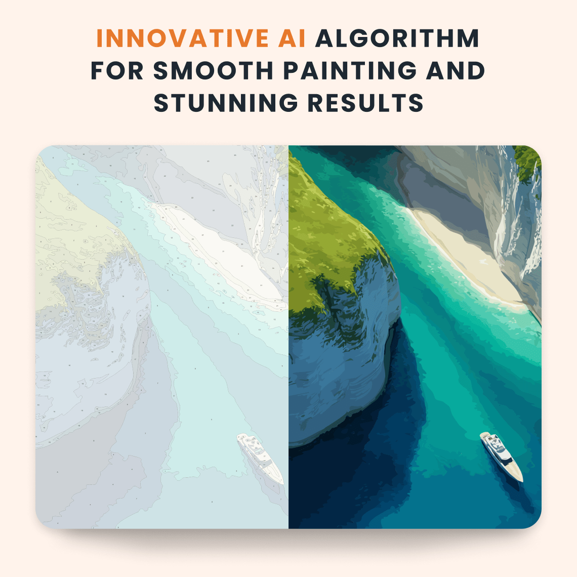 Paint by numbers - Azure Passage - MyArt