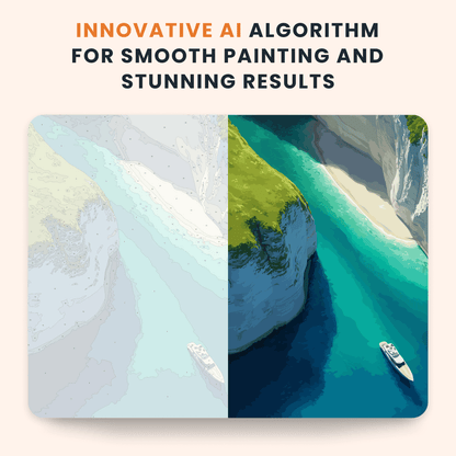 Paint by numbers - Azure Passage - MyArt