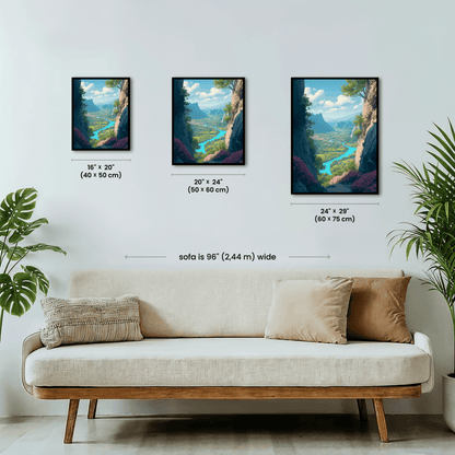 Paint by numbers - Azure Valley - MyArt