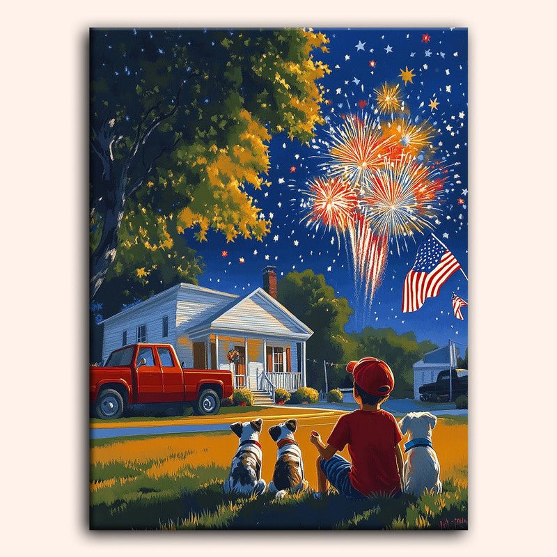 Paint by numbers - Backyard Celebration - MyArt