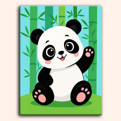 Paint by numbers - Bamboo Hug - MyArt