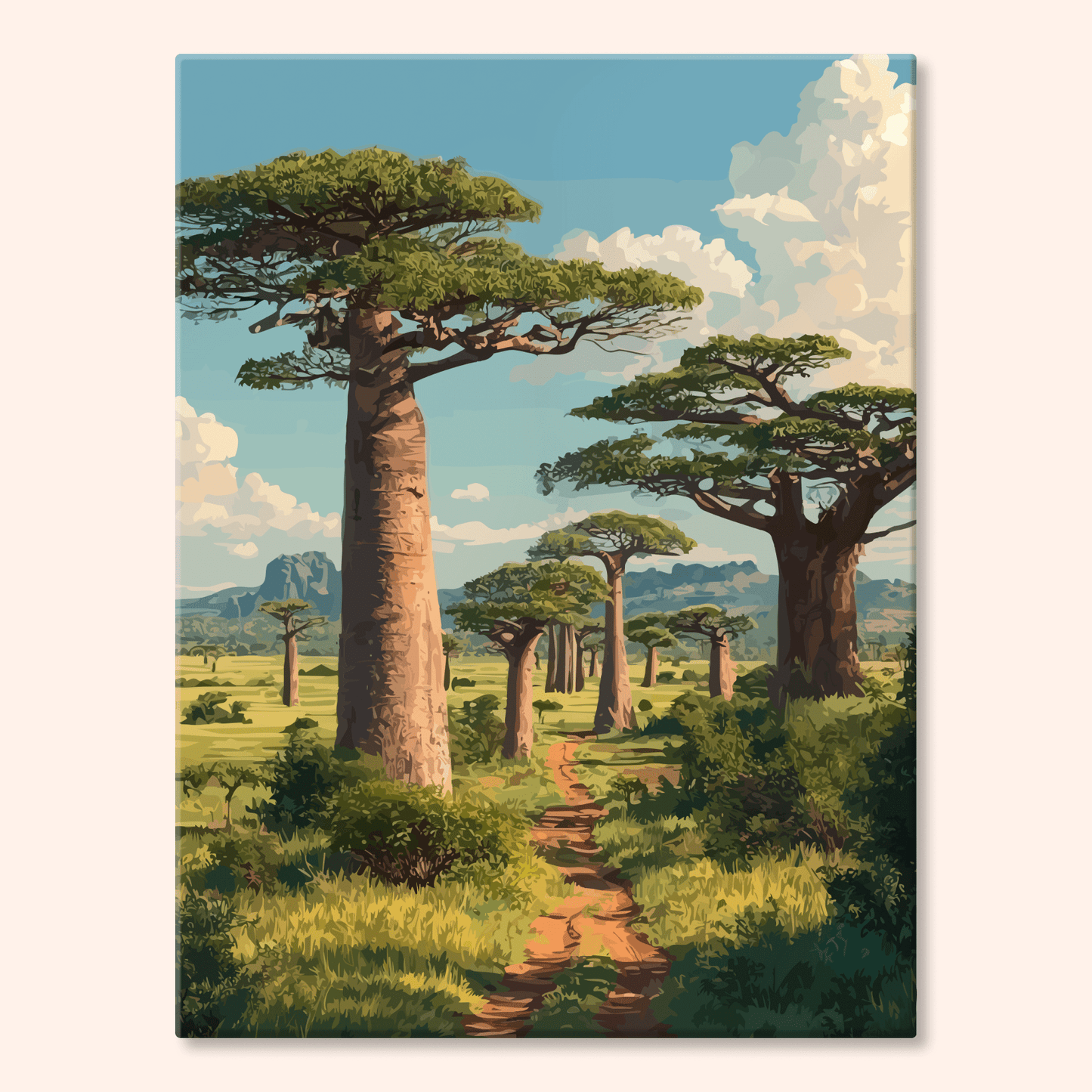 Paint by numbers - Baobab Trail - MyArt