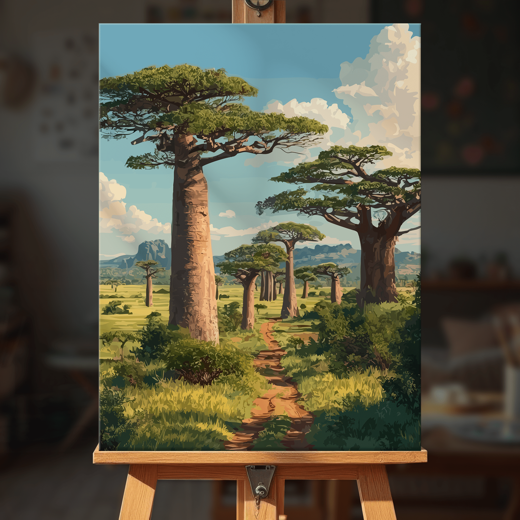 Paint by numbers - Baobab Trail - MyArt