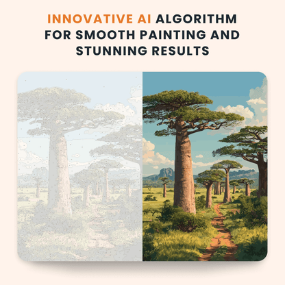 Paint by numbers - Baobab Trail - MyArt