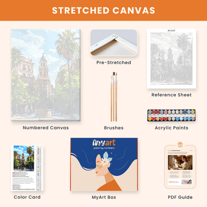 Paint by numbers - Barcelona Vibes - MyArt