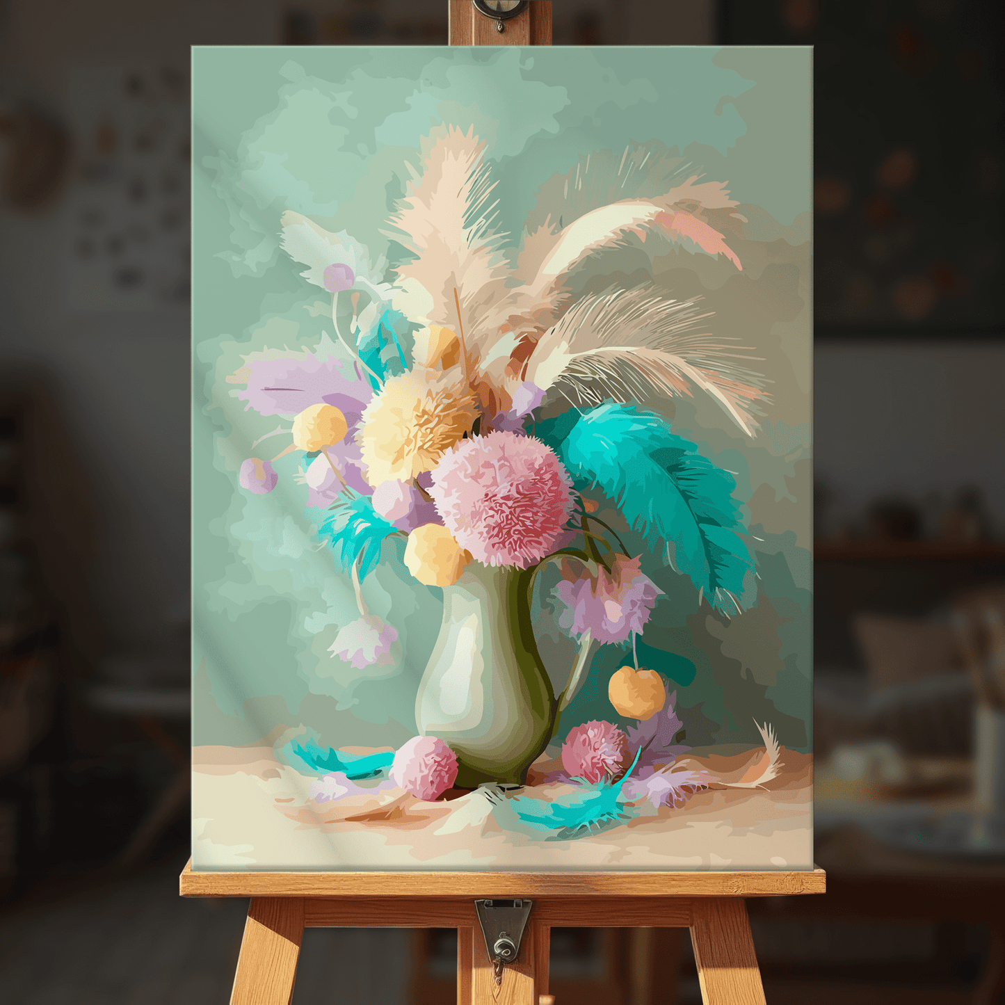 Paint by numbers - Bare Flower Space - MyArt