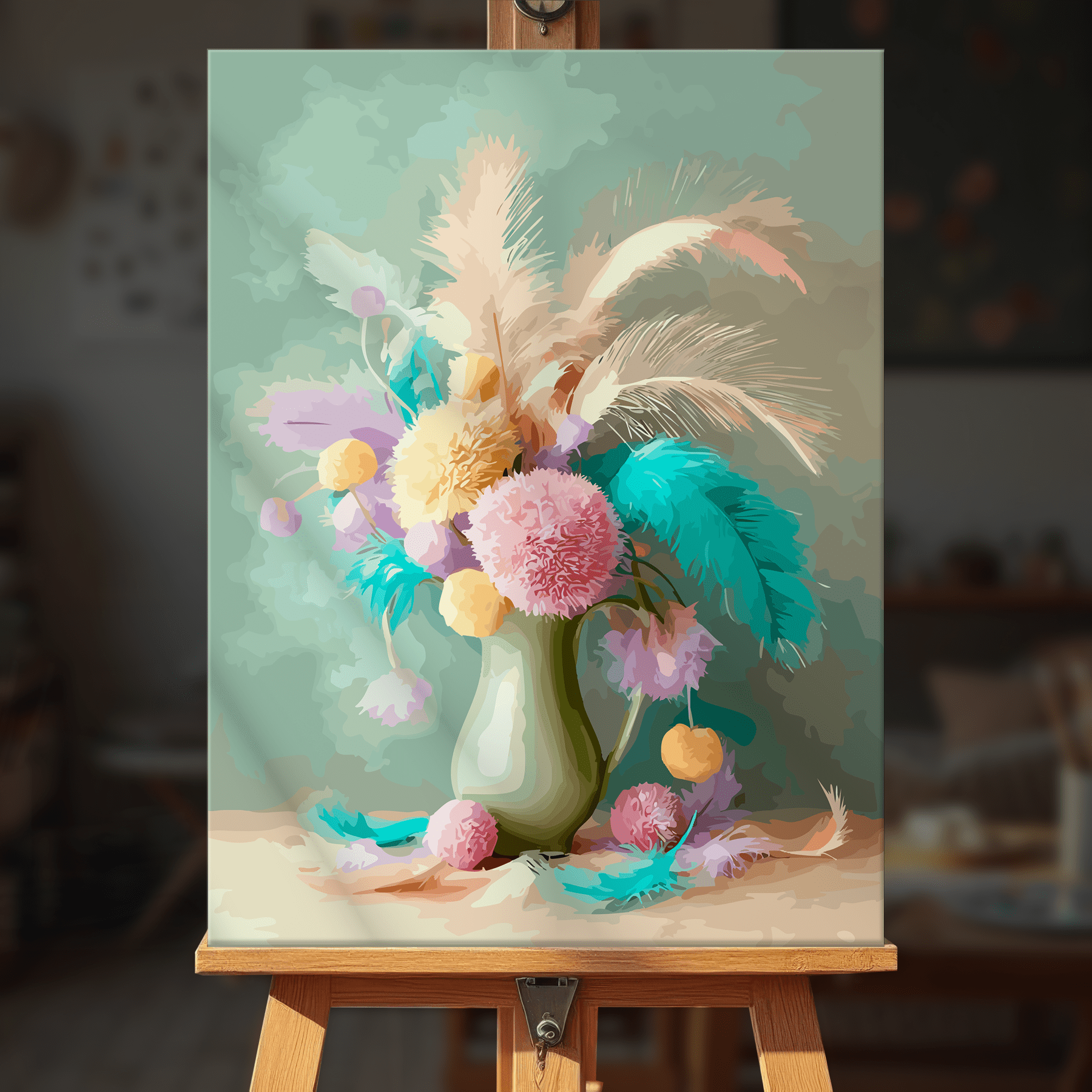 Paint by numbers - Bare Flower Space - MyArt