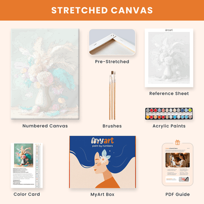 Paint by numbers - Bare Flower Space - MyArt