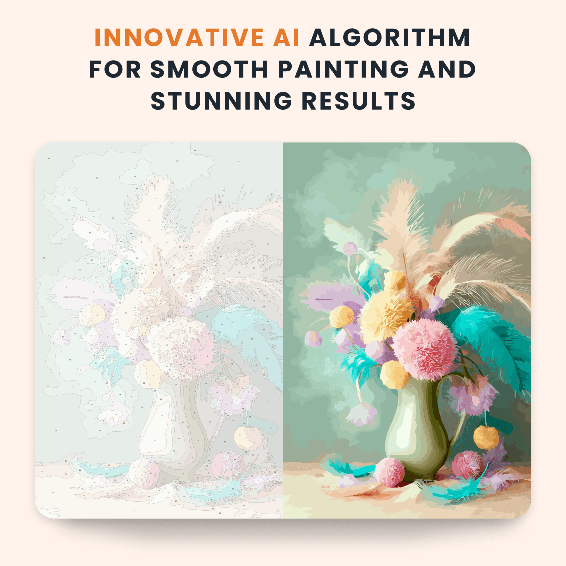 Paint by numbers - Bare Flower Space - MyArt