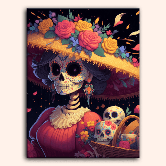 Paint by numbers - Basket Catrina - MyArt