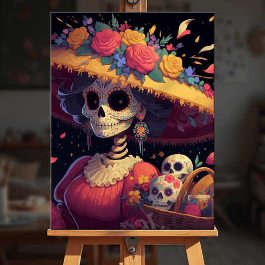 Paint by numbers - Basket Catrina - MyArt