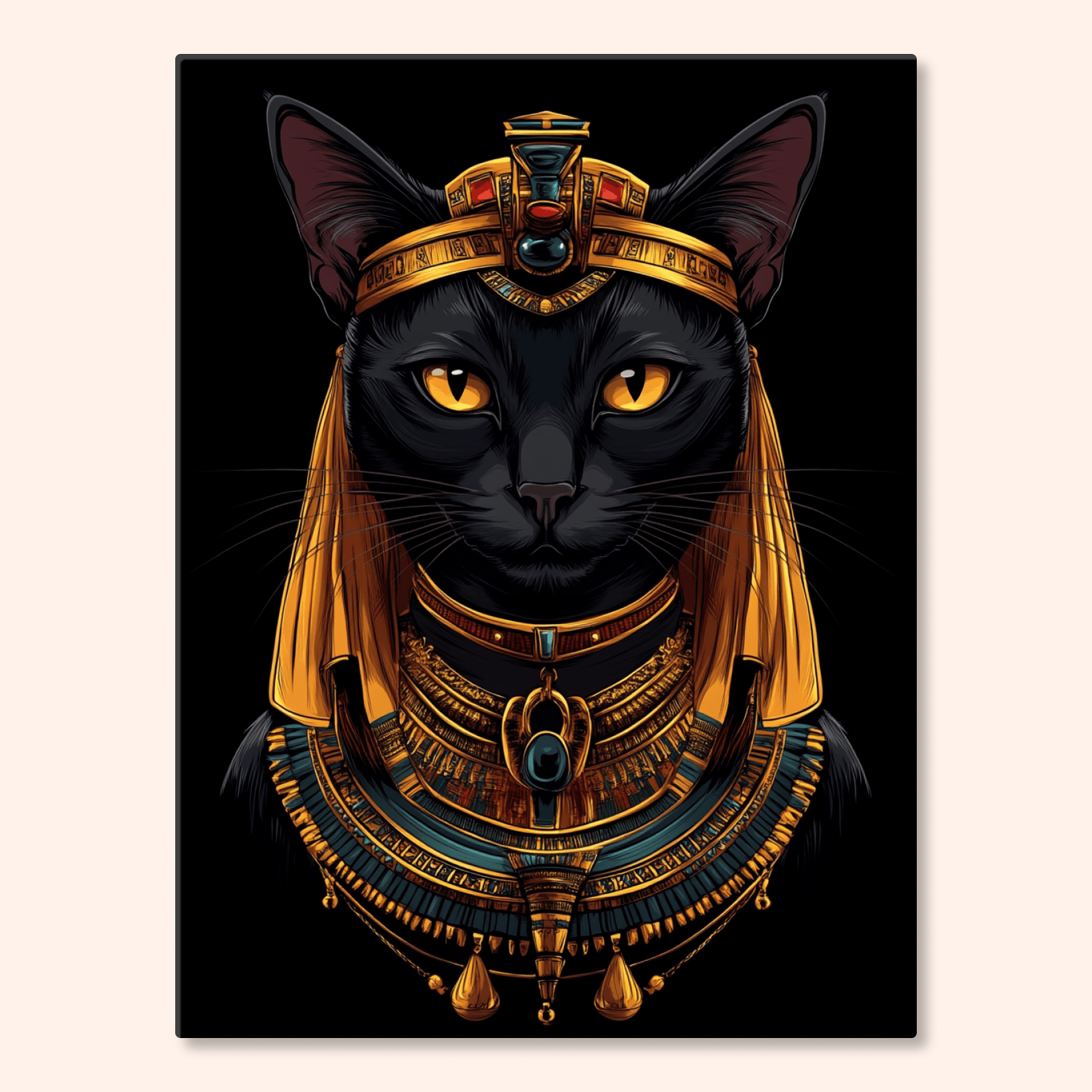 Paint by numbers - Bastet Queen - MyArt
