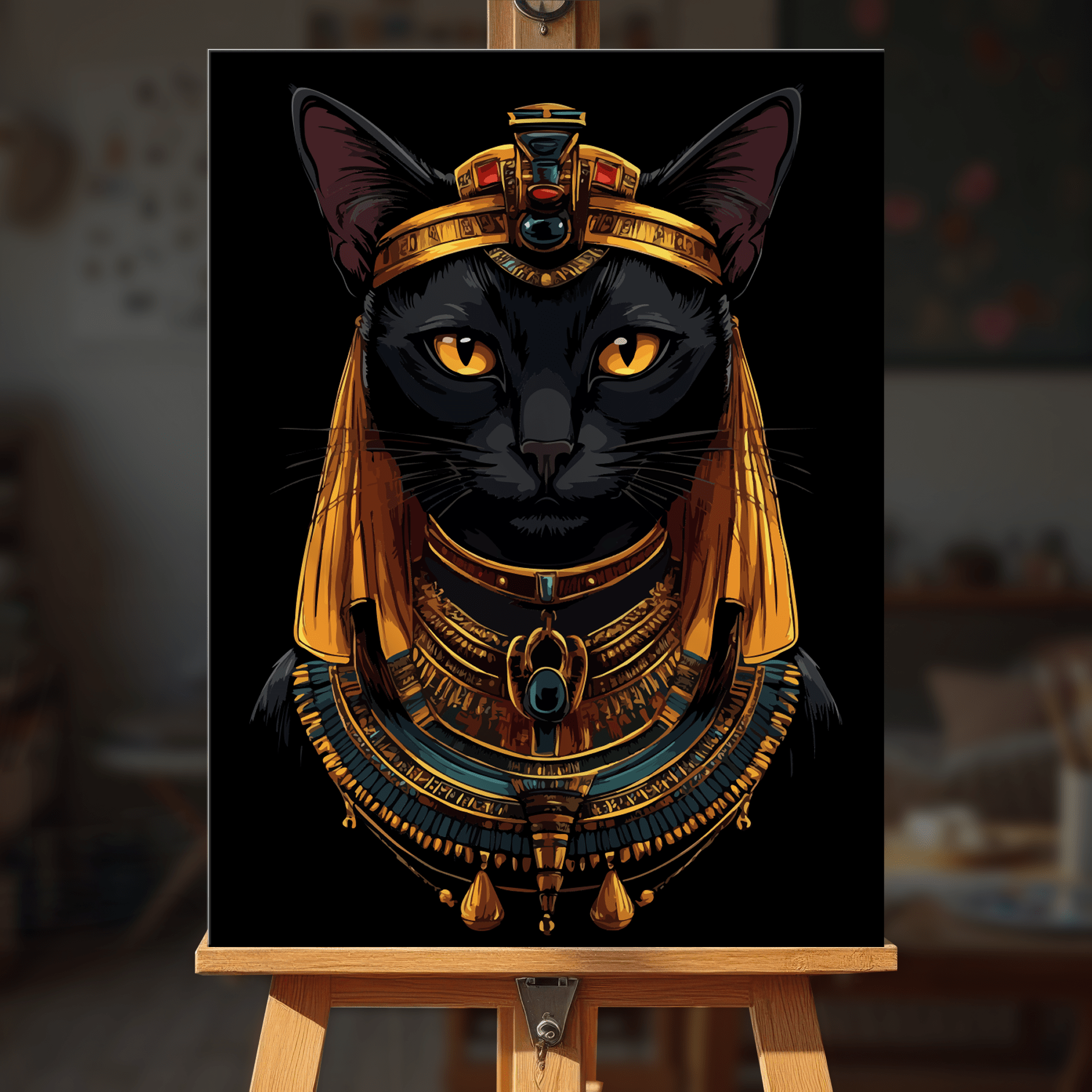 Paint by numbers - Bastet Queen - MyArt