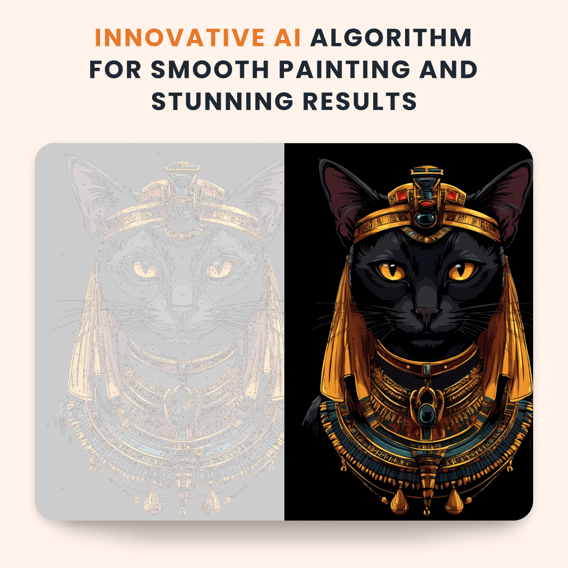 Paint by numbers - Bastet Queen - MyArt