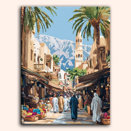 Paint by numbers - Bazaar Morning - MyArt