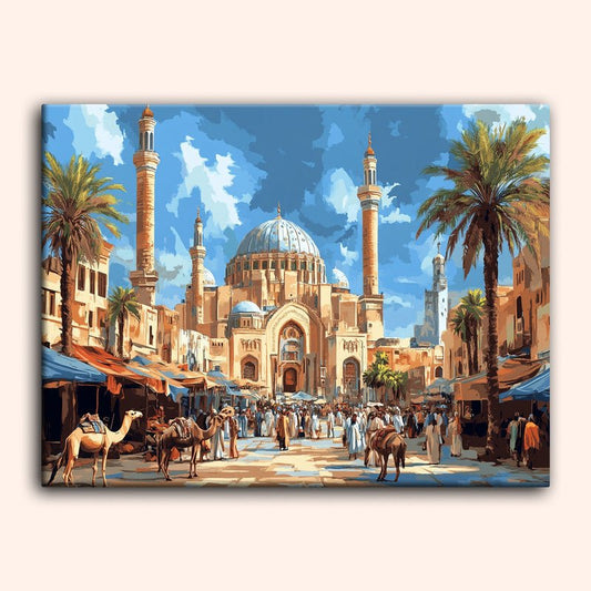 Paint by numbers - Bazaar Mosque - MyArt