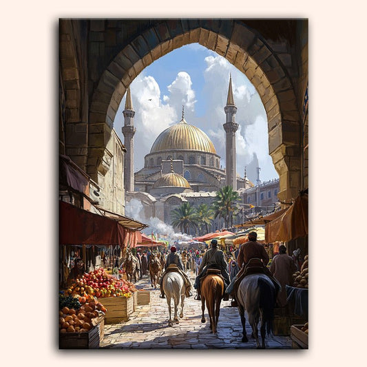 Paint by numbers - Bazaar Path - MyArt