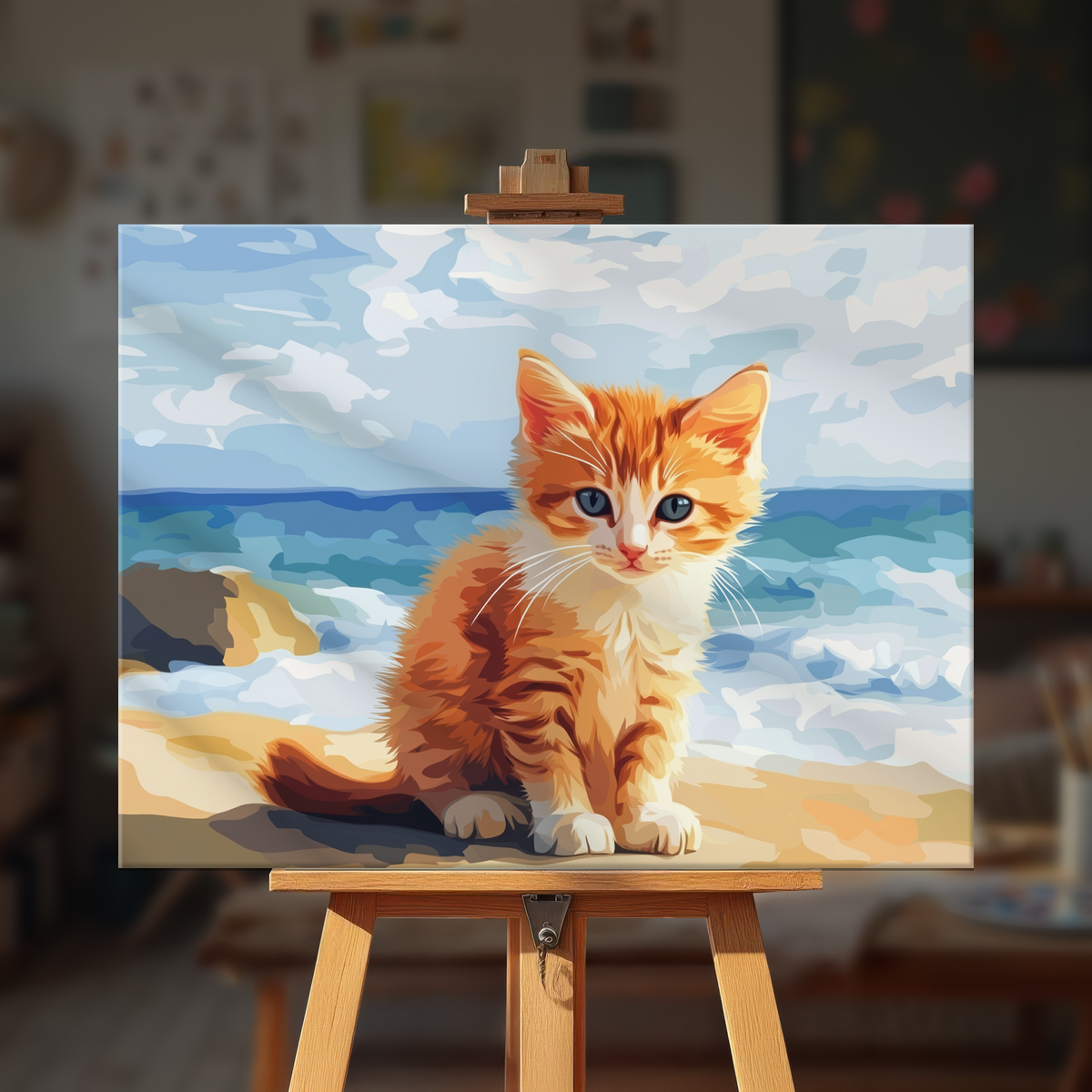 Beach Kitten