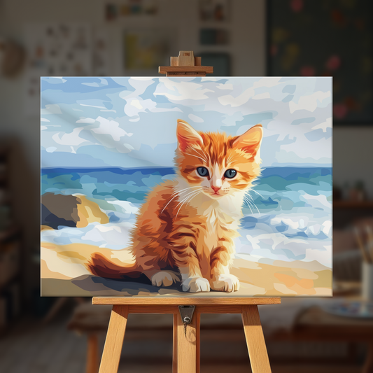 Beach Kitten