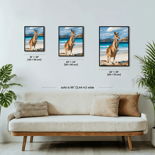 Paint by numbers - Beach Kangaroo - MyArt