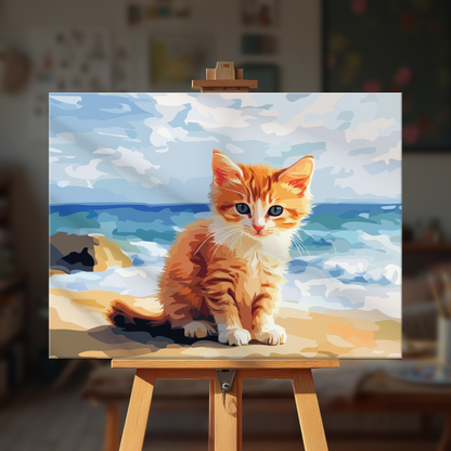 Beach Kitten