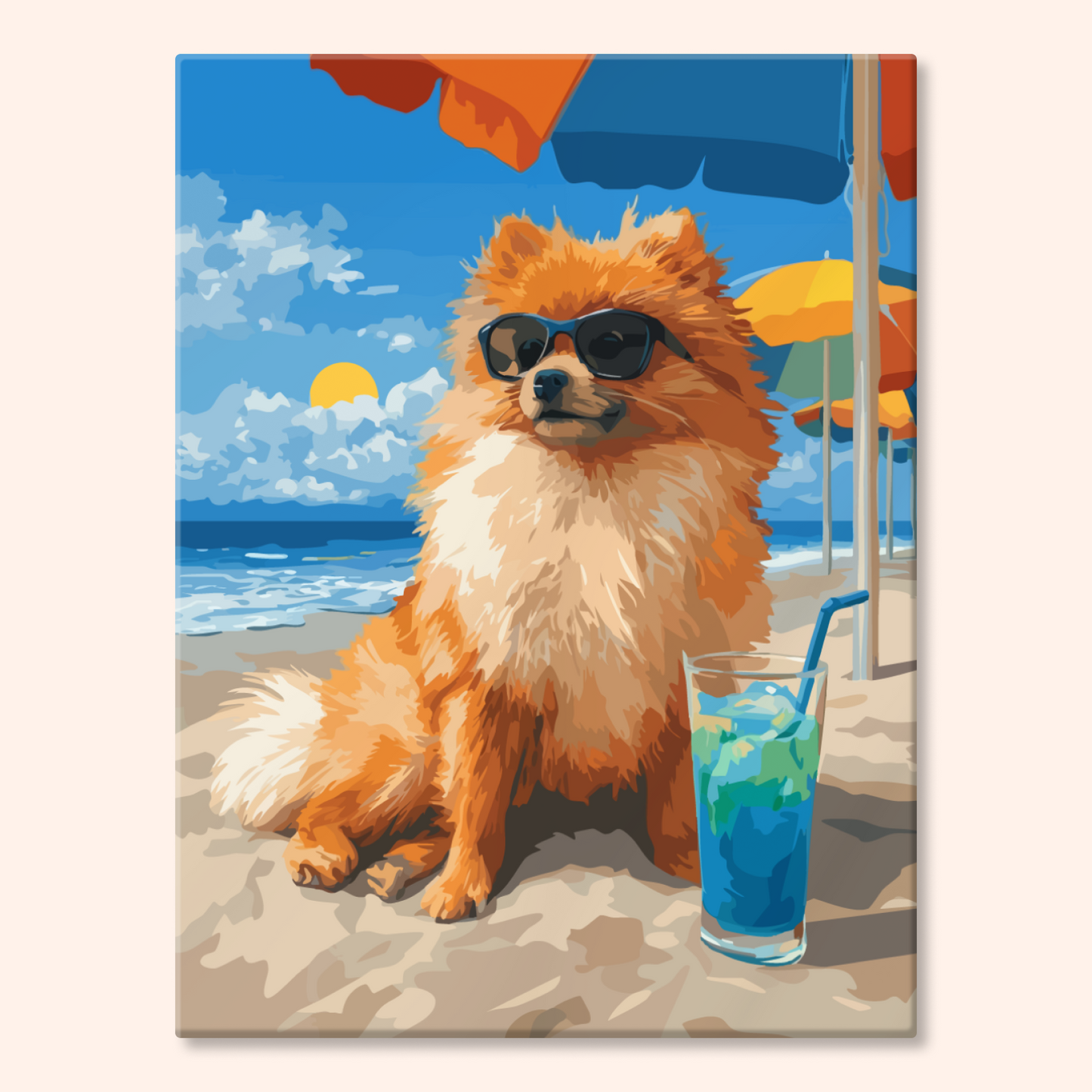 Beach Pomeranian