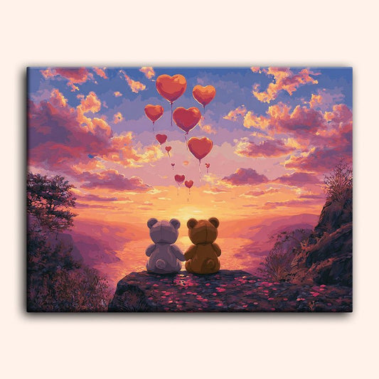 Paint by numbers - Bear Together - MyArt