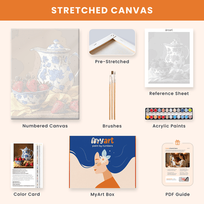 Paint by numbers - Berry Elegance - MyArt