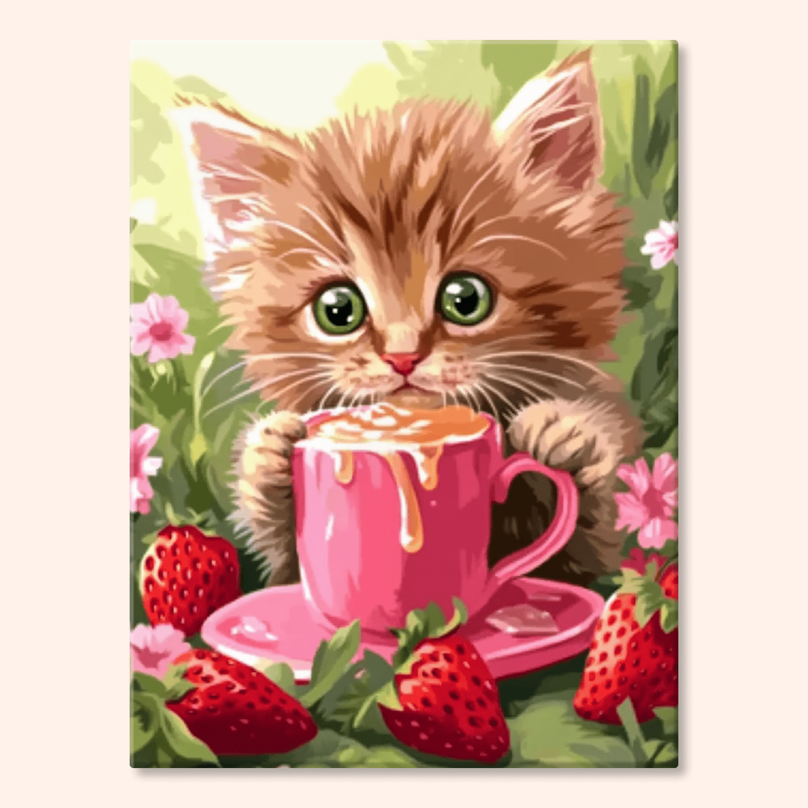 Paint by numbers - Berry Latte - MyArt