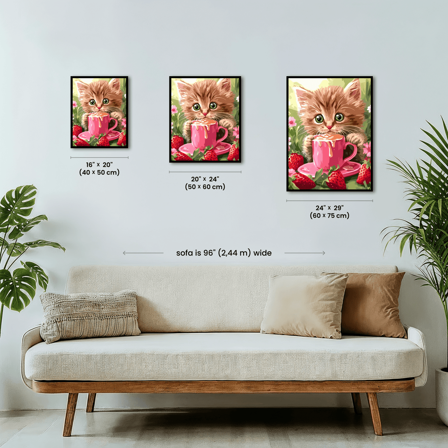 Paint by numbers - Berry Latte - MyArt