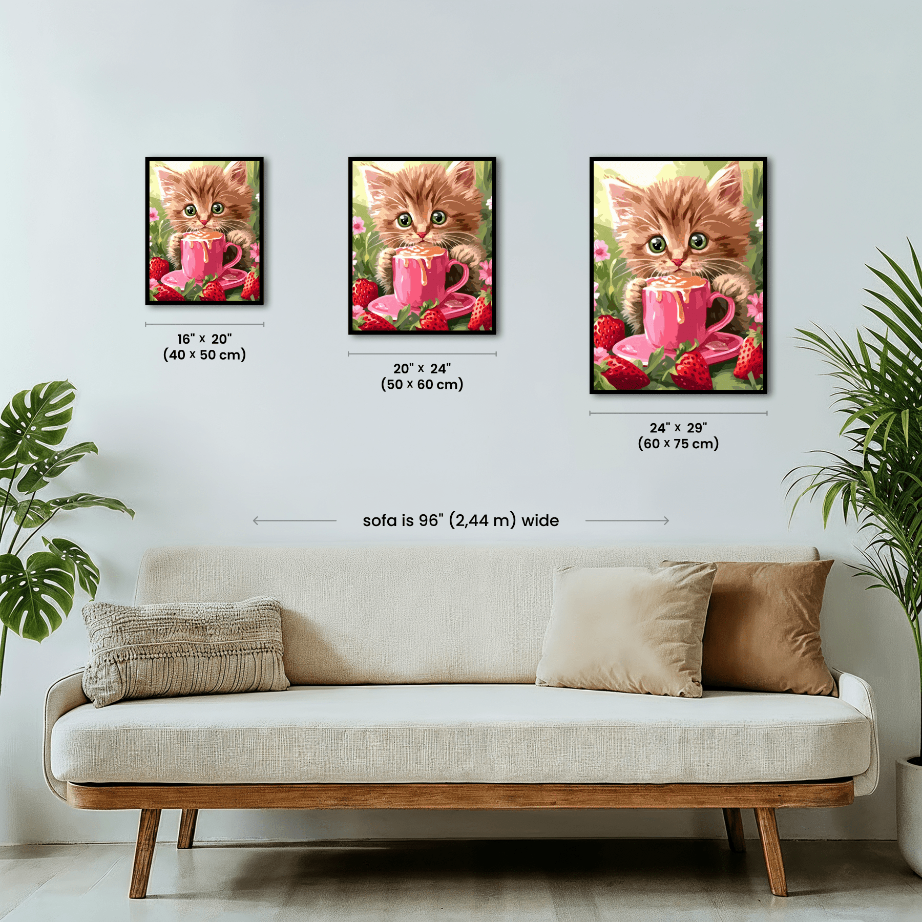 Paint by numbers - Berry Latte - MyArt