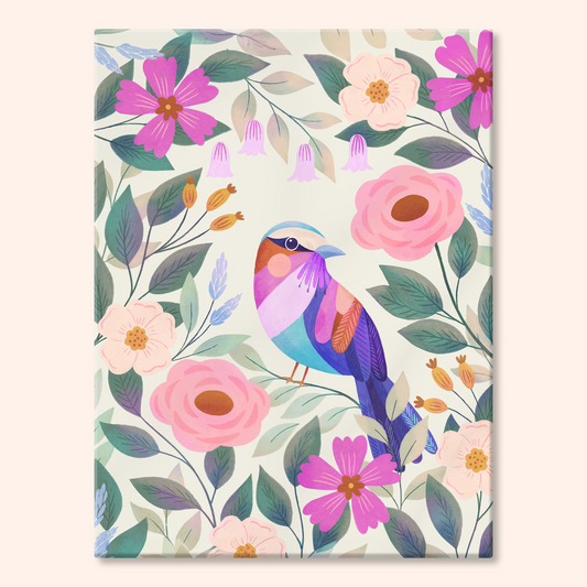 Bird in Rose Garden