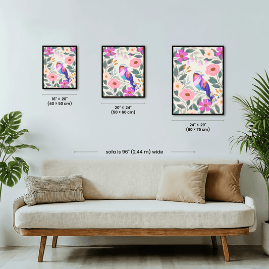 Paint by numbers - Bird in Rose Garden - MyArt