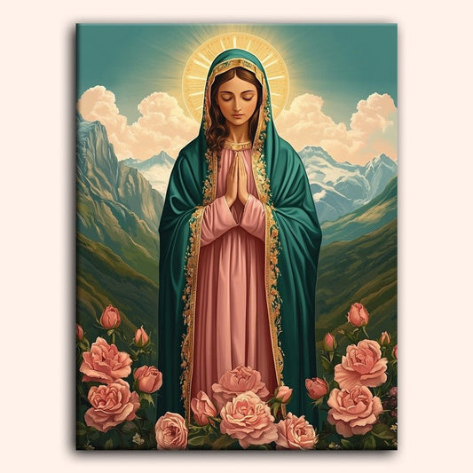 Paint by numbers - Blessed Mother - MyArt